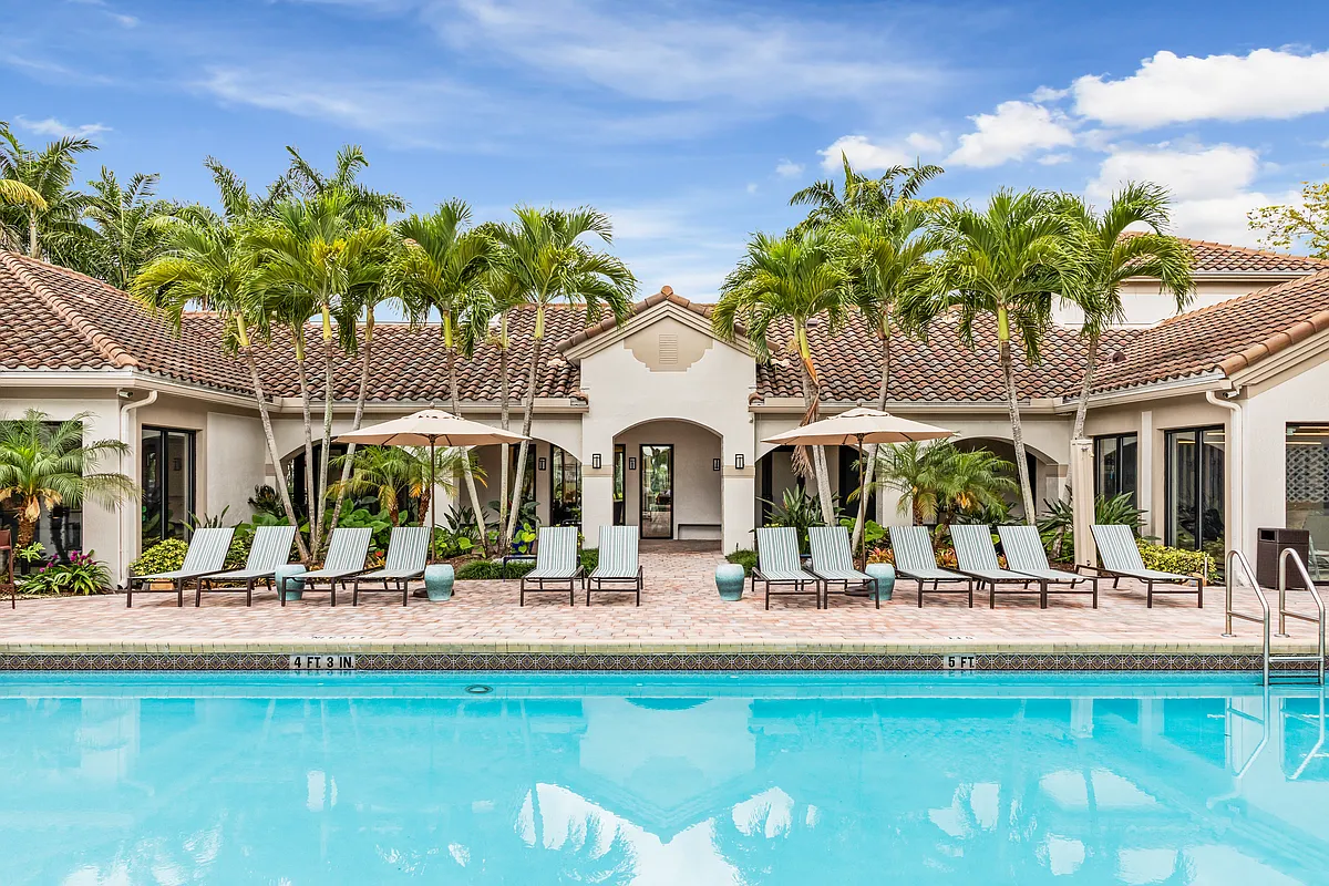 Soak up the sunshine by the sparkling pool - West Boynton