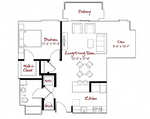 Floor plan A1D