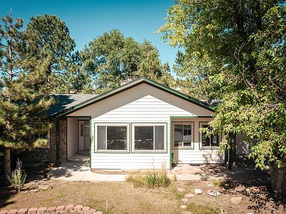partial view of the front of the home