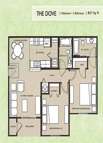 Floor plan Dove