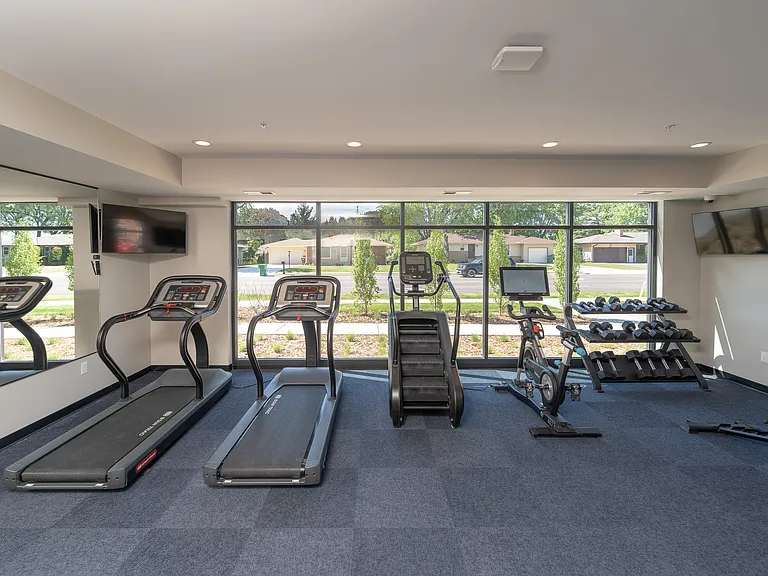 A mix of cardio and strength equipment available on your schedule.