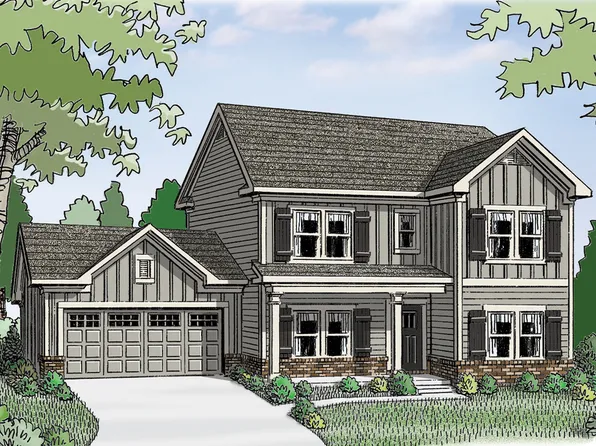 (GA)The Jefferson | Front Entry Plan, Red Oak Ridge