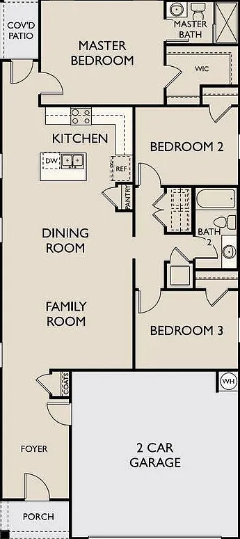 3 bed, 1407 sqft, $1,750 — Photo 2
