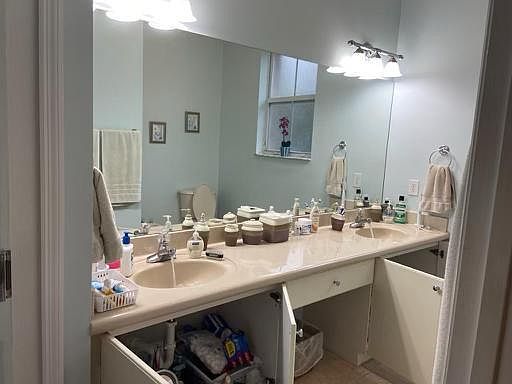 Master Bathroom with dual sink