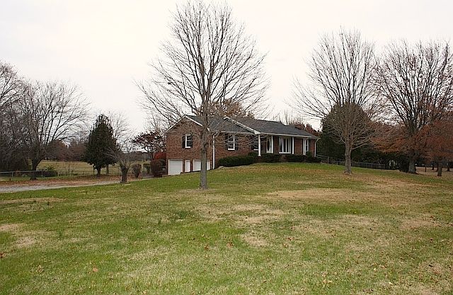 Front yard and house