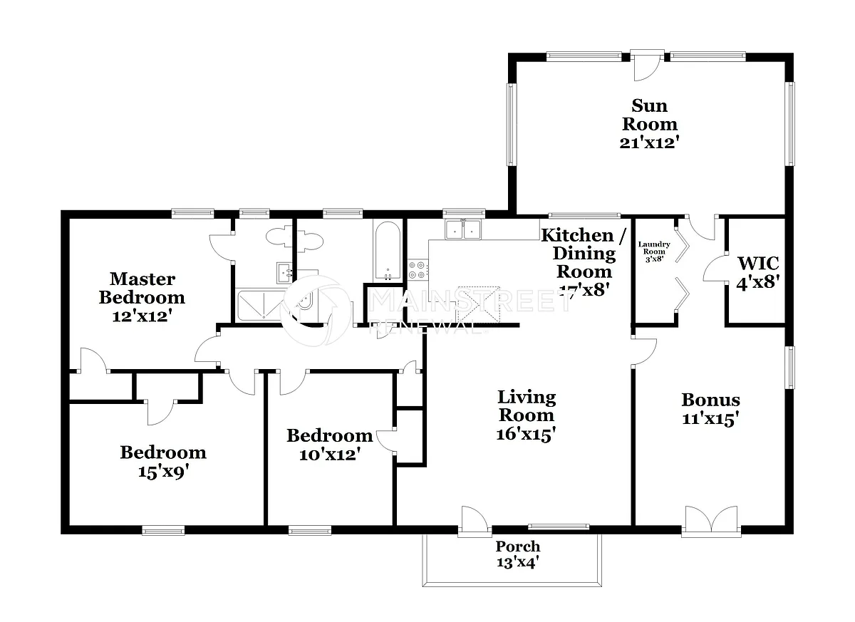 Floor Plan - 320 Lake Farm Rd