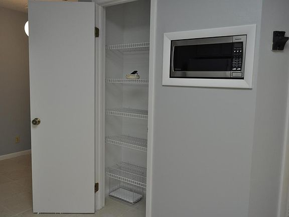 Pantry and Built-in Microwave