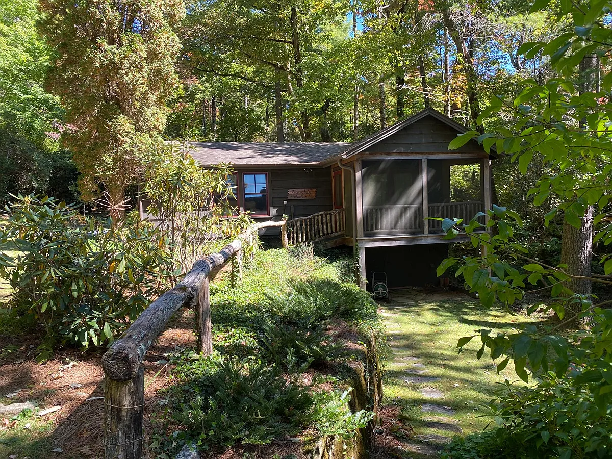 The Knotty Pine from a distance. - Satulah Falls Ln