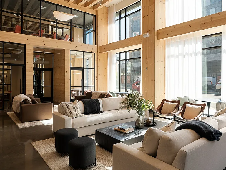 Resident Lounge Area & Fireplace