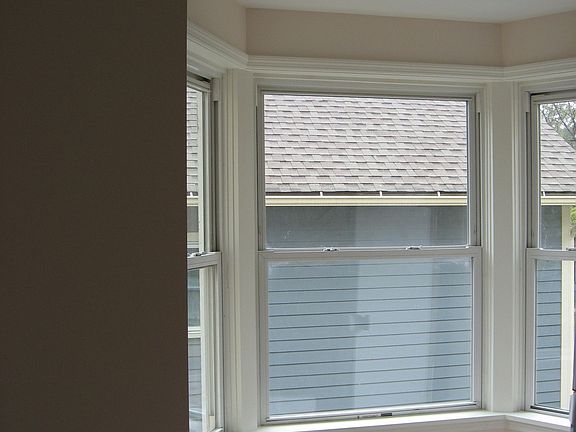 Bay windows upstairs & down