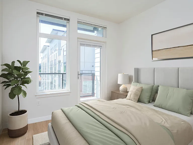 Bedroom with Hard Surface Flooring