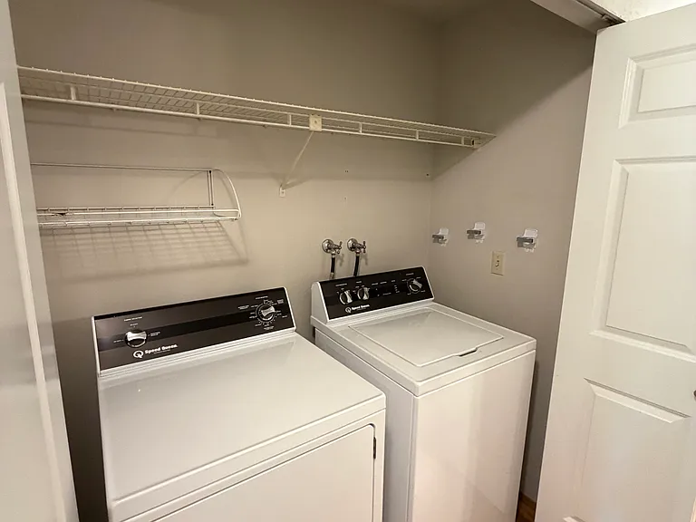 Laundry room in hall