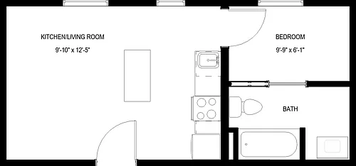 Floor plan Studios