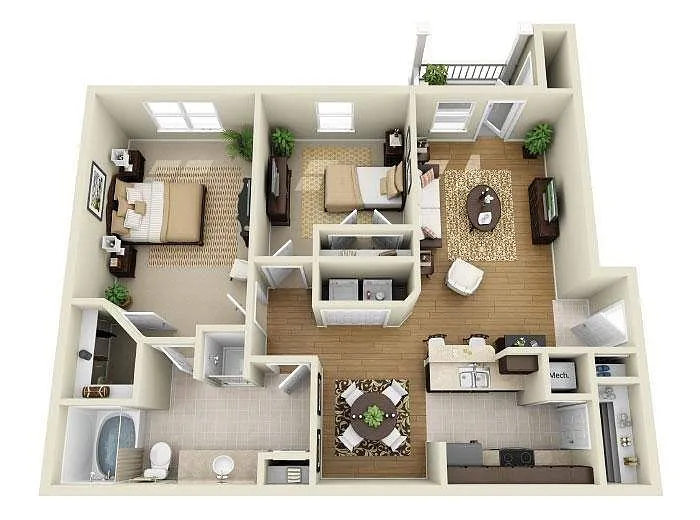 Floor plan 2X1