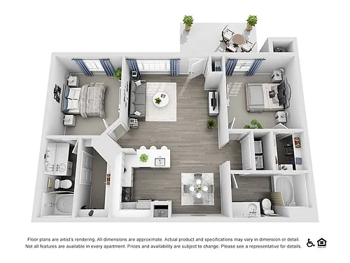 Floor plan B3 Modern II
