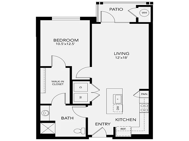 Floor plan A1 ADA