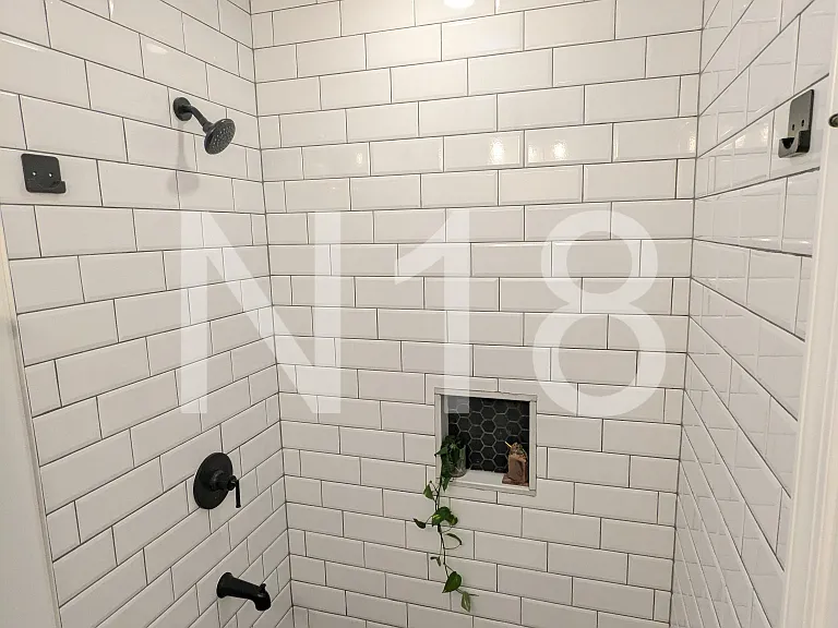 Second full bathroom with walk-in shower