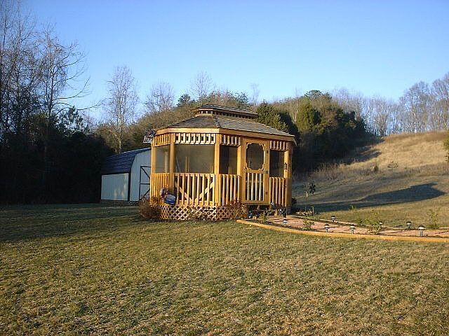 screened in gazebo