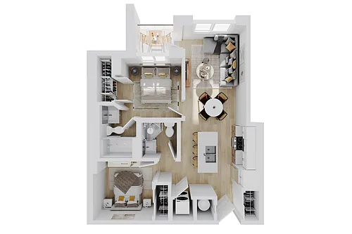 Floor plan Symphony - Junior 2 Beds