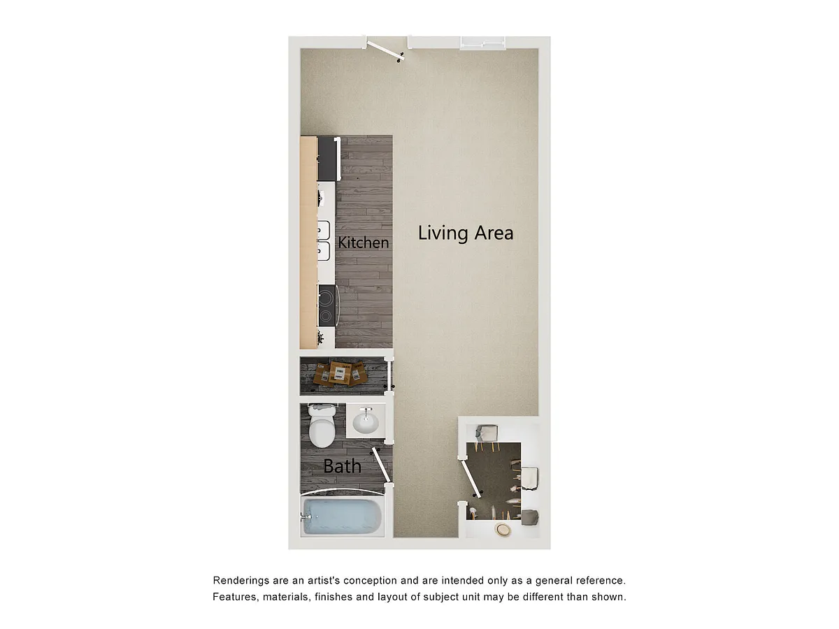 Floor plan Studio