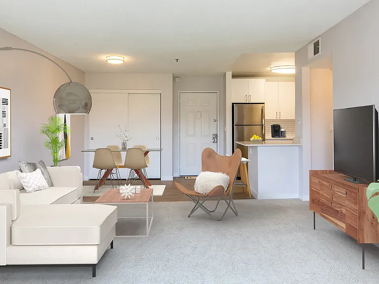Carpeted Living Room