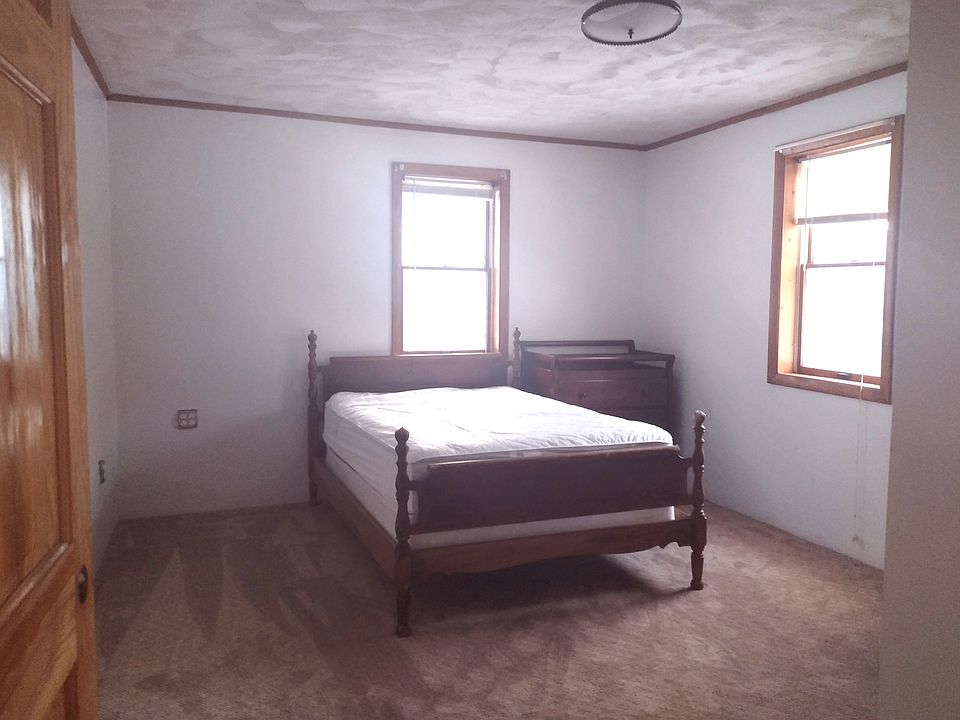 one of two bedrooms
