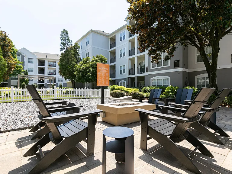 Outdoor Firepit at Willowest in Lindbergh in Atlanta, GA 30324