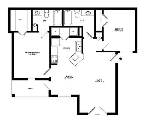 Floor plan Sussex