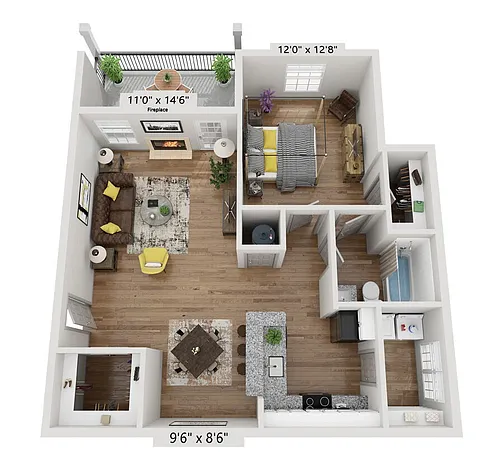 Floor plan Cambridge