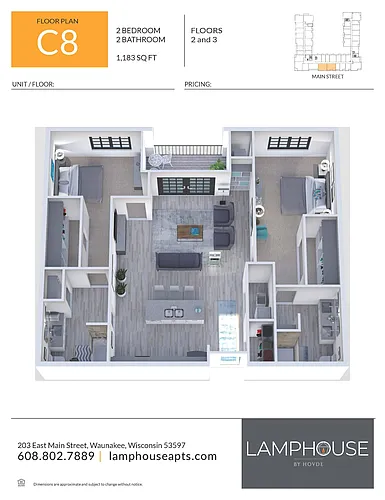 Floor plan C8