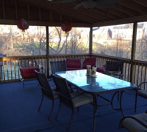 Covered Screened Deck 20x14