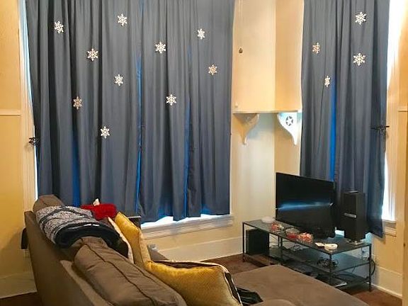 living room decorated with couch
