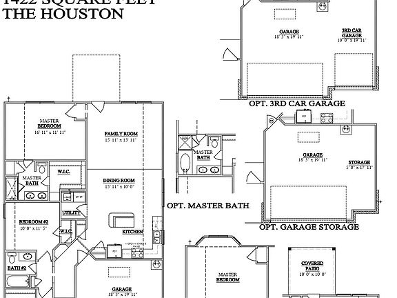 1460 The Houston SA Floor Plan