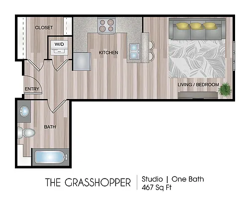 Floor plan The Grasshopper (Grand)