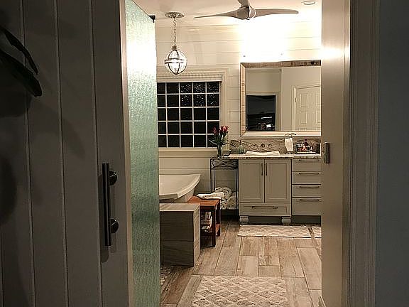 Custom built slide door