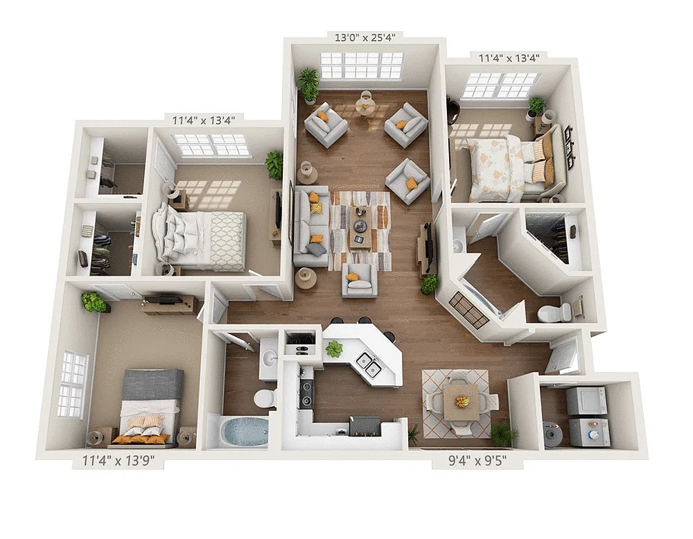 Floor plan Carina (Solarium)