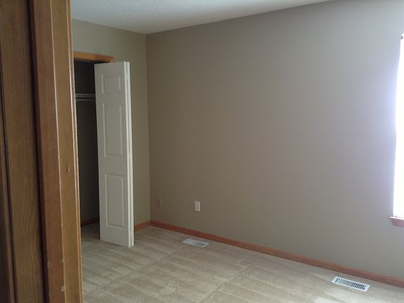 Bedroom with fresh paint