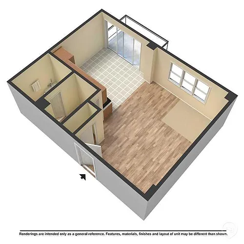 Floor plan Studio