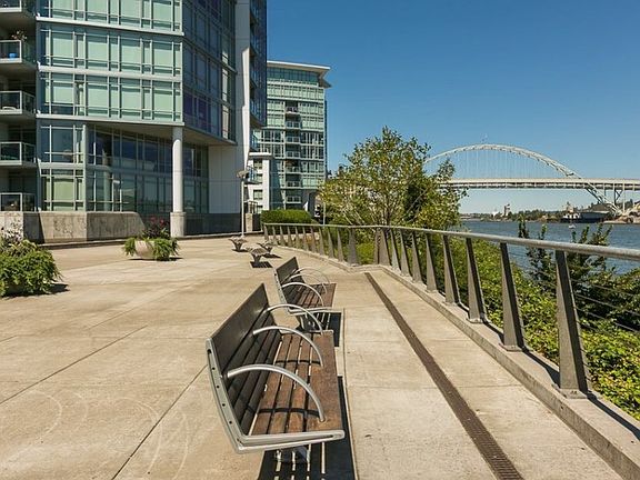 Waterfront sidewalk