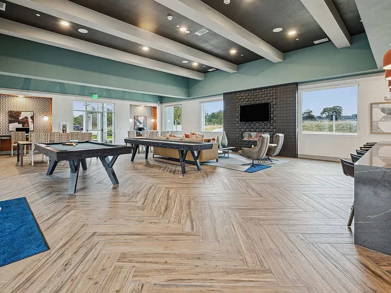 Legacy at Veramendi shuffleboard and Pool Table