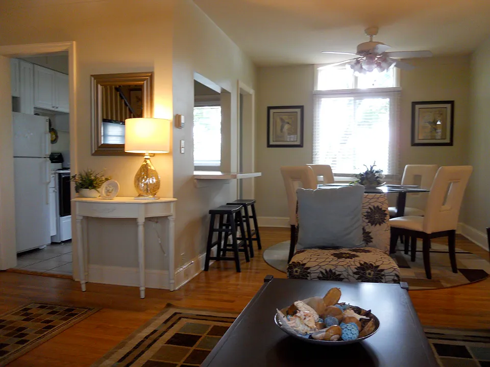Living room Dining Room and Kitchen
