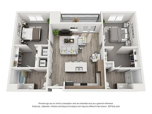Floor plan Santiago