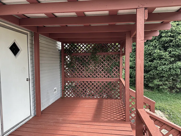 deck partially covered