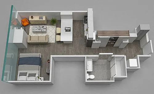 Floor plan Studio 11