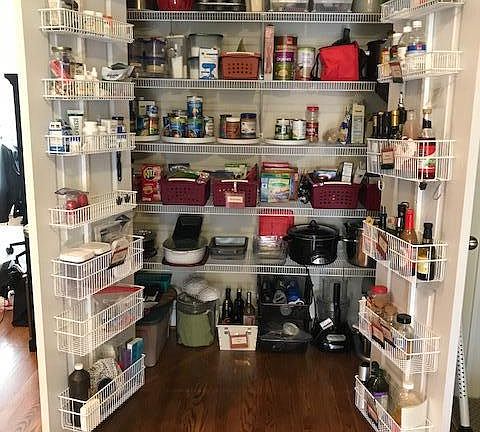 Huge pantry in kitchen