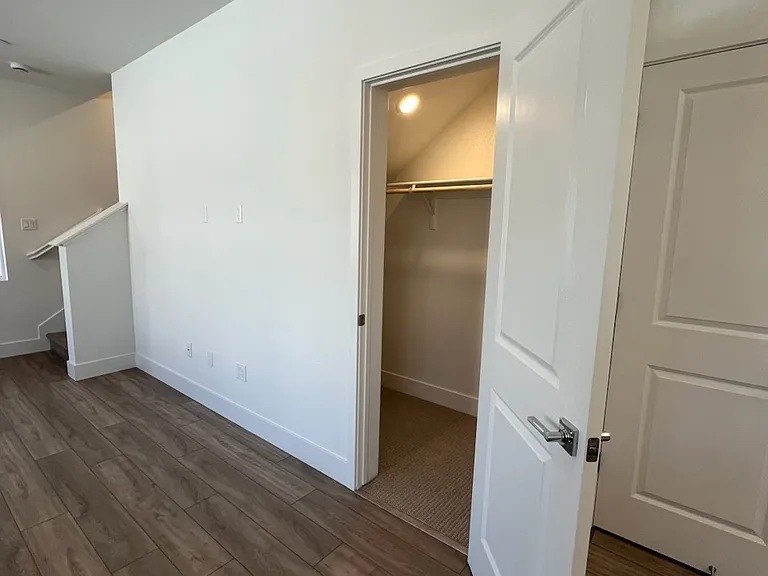 Walk-in coat closet