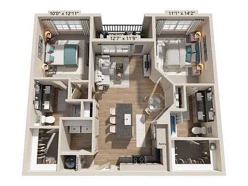 Floor plan B1