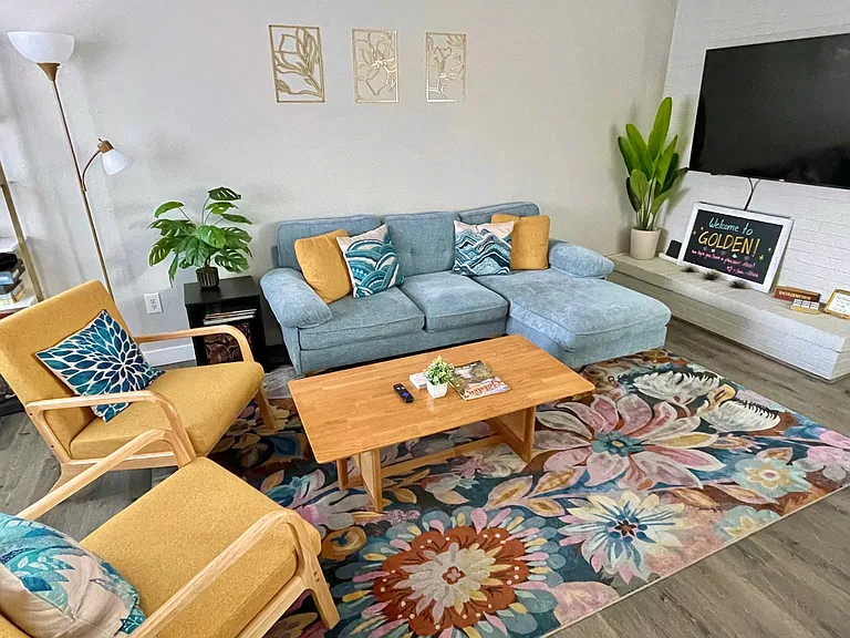 Furnished model unit.
