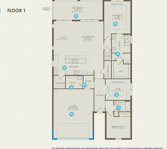 Palmary Floor Plan, Quick Move-in Home, Floor 1