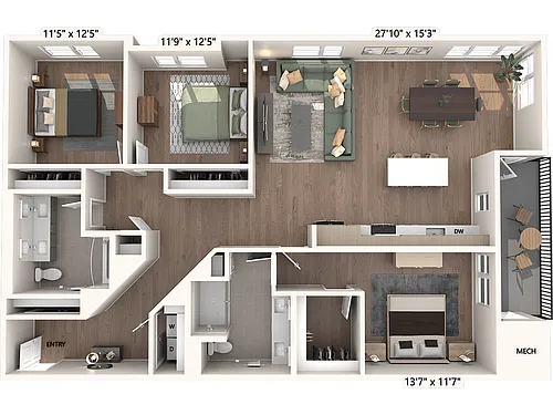 Floor plan C2U-1646